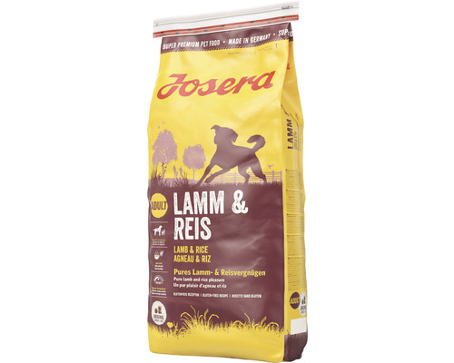 Hundefutter Josera Adult Lamm und Reis 15 kg