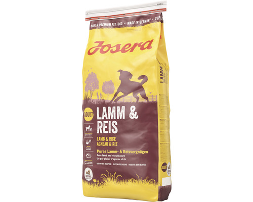 Josera nourriture sèche pour chiens agneau et riz 12.5 kg