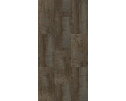 Verlegung von braunen Vinylbodenplatten