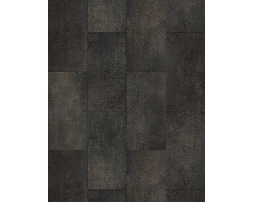 Verlegung von dunklen Bodenfliesen mit leichter Textur