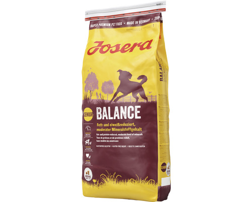 Croquettes pour chiens Josera Balance 12.5 kg Aliment sec pour chiens Josera Senior Balance dans un emballage