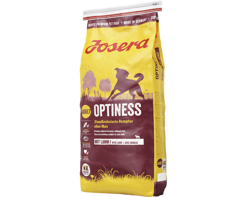 Josera nourriture pour chiens sec agneau 12.5 kg Josera Adult Optiness nourriture sèche pour chien avec de l''agneau