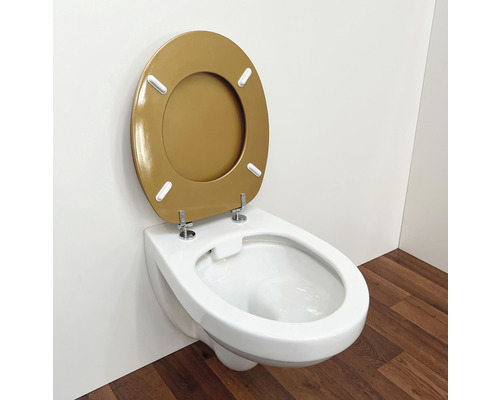 WC suspendu à fond creux avec siège de WC