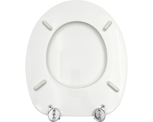 Abattant de WC en plastique avec fixation
