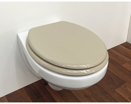 WC suspendu à fond creux avec lunette de WC