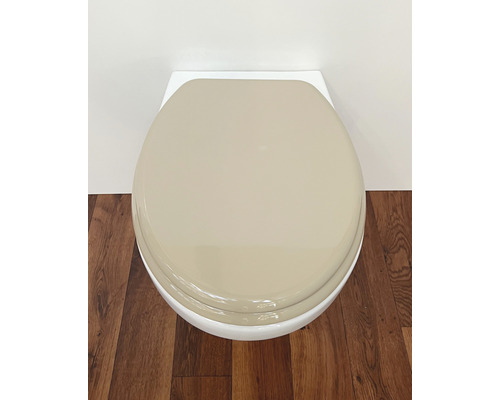 Image de toilettes avec un couvercle de toilette fermé