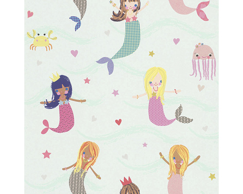 Papiertapete 30569-1 Boys & Girls Little mermaid