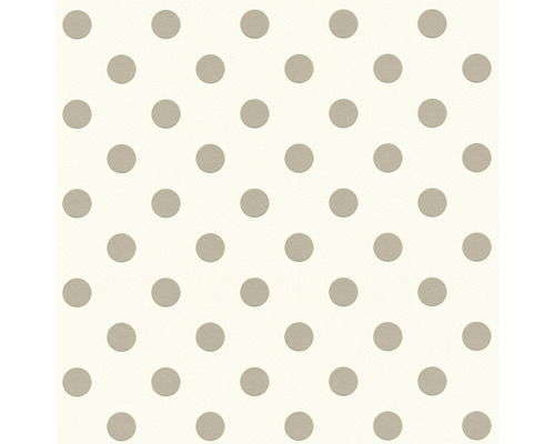 Papier peint intissé 36934-1 Boys & Girls beige points brun Papier peint à motif à pois