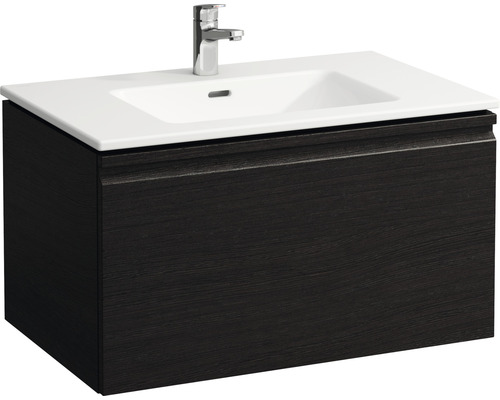 Lavabo avec meuble bas LAUFEN PRO S-80 800x500x460 mm wengé structuré H8609634231041