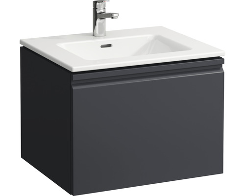 Lavabo avec meuble bas LAUFEN PRO S 600x500x460 mm graphite H8609624801041