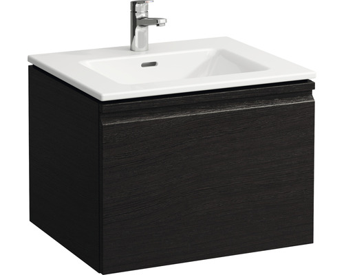 Lavabo avec meuble bas LAUFEN PRO S-60 600x500x460 mm wengé structuré H8609614231041