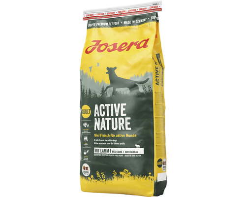 Croquettes pour chiens Josera Active Nature 12.5 kg Josera Adult Active Nature aliment sec pour chien à l''agneau