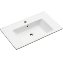 Lavabo pour meuble pelipal Offenbach et Capri 75 cm céramique blanc sans meuble sous-vasque-thumb-0