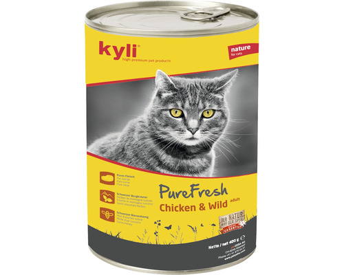 Katzenfutter kyli Pure Fresh Huhn und Wild 400 g