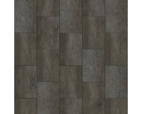 Carrelage vinyle Palau Cagos gris foncé autocollant 300x600x2 mm