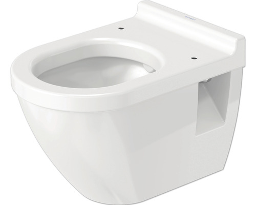 DURAVIT Wand-WC Starck 3 Tiefspüler mit Spülrand weiss glänzend ohne WC-Sitz 2200090000