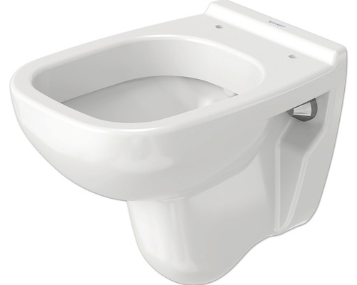 DURAVIT Wand-WC D-Code Tiefspüler mit Spülrand kurz weiss glänzend ohne WC-Sitz 2211090000