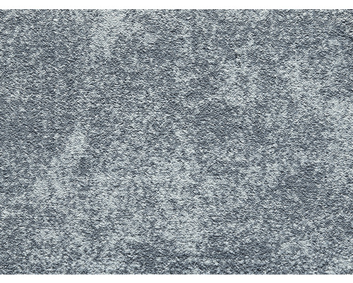 Moquette velours Bari bleu FB76 largeur 400 cm (au mètre) Gros plan d''un tapis gris