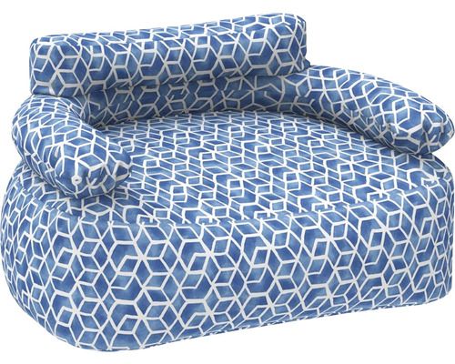 Sofa aufblasbar 105 x 88 x 72 cm blau