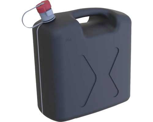 Pressol Bidon à essence 20 l avec fenêtre de mesure à l'avant et à l'arrière Jerrican à carburant en plastique d''une capacité de 20 litres