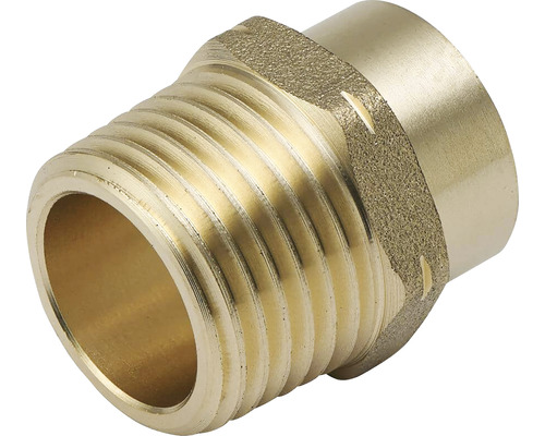 Messingfitting mit Gewinde