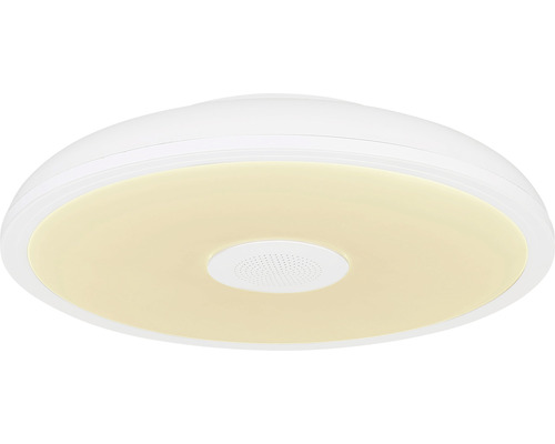 LED Deckenleuchte mit Lautsprecher Raffy 1 x LED fest verbaut 18 W 1100 lm weiss