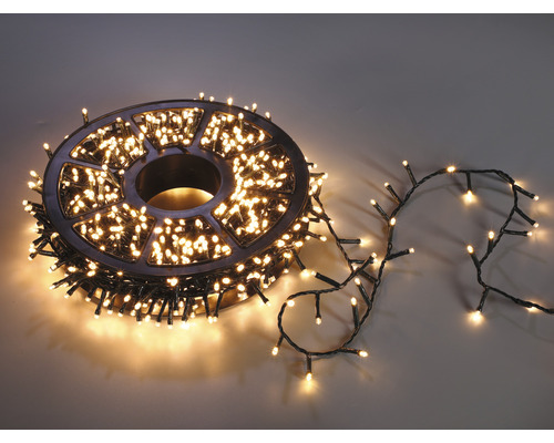 LED Clusterlight 1000 Dioden 30m warmweiss LED Clusterlight 1000 Dioden 30m warmweiss