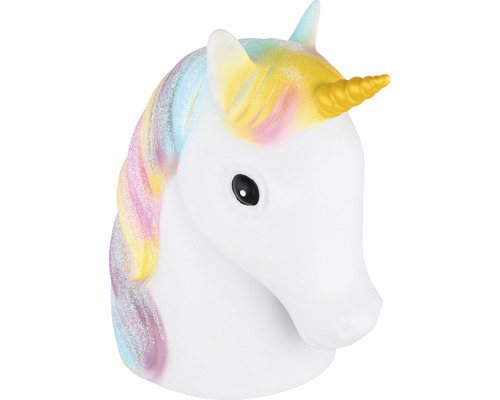Veilleuse licorne en plastique