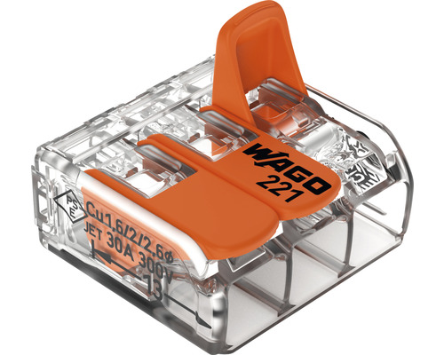 Wago Compact Verbindungsklemme 0,5-6mm² 8 Stück