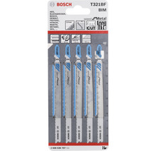 Lames de scie sauteuse Bosch, lot T321BF BIM pour métal