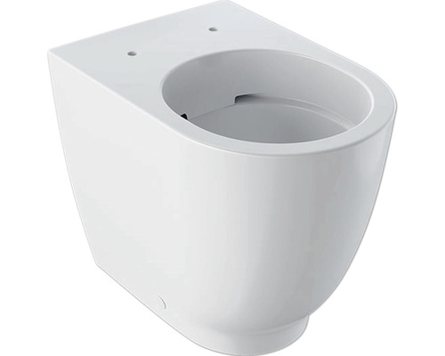 GEBERIT Stand-WC Acanto Tiefspüler ohne Spülrand weiss glänzend ohne WC-Sitz 500602012