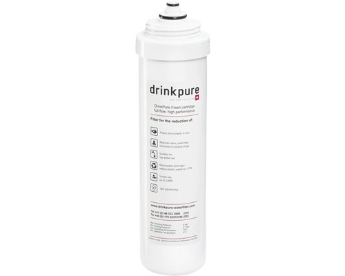 Diaqua DrinkPure Ersatzkartussche für Filter Fresh 7.5 cm