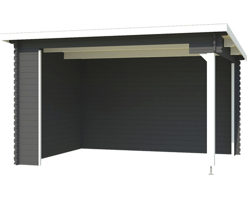 Abri en bois avec bardage en bois