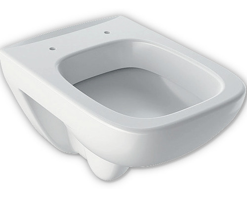 GEBERIT Wand-WC Renova Comprimo Renova Compact Square Tiefspüler mit Spülrand weiss glänzend ohne WC-Sitz 206145000