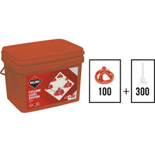 Rubi Cyclone Level System Caps, Set mit 100 Kappen und 300 Gewindelaschen