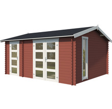 Abri de jardin Outdoor Life Carroz 496 x 403,4 cm rouge suédois