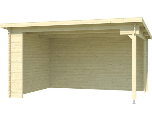 Abri en bois en bois non traité