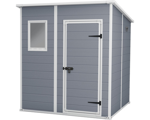 Gartenhaus mit Fenster und Tür