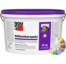 Crépi pour façade en enduit à base de résine silicone Baumit avec structure rainurée 2 mm coloré 25 kg-thumb-0