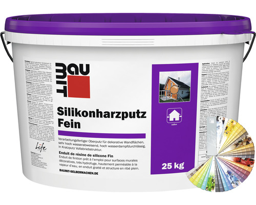 Baumit Silikonharzputz Fassadenputz mit Putzstruktur fein farbig 25 kg