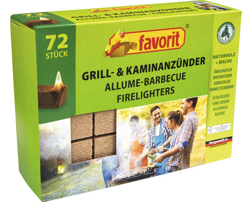 Grillanzünder favorit 72 Stk