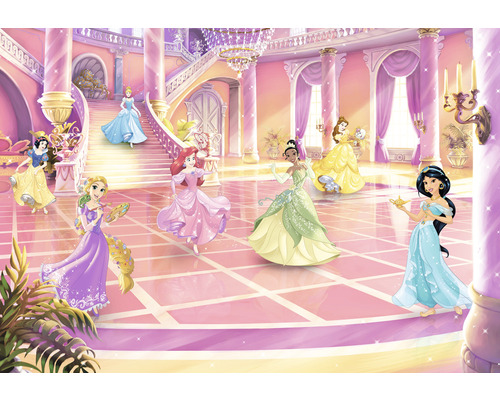 Fototapete Papier 8-4107 Disney Edition 4 Princess Glitzerparty 8-tlg. 368 x 254 cm