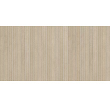Beige Wandfliese mit vertikalen Rillen