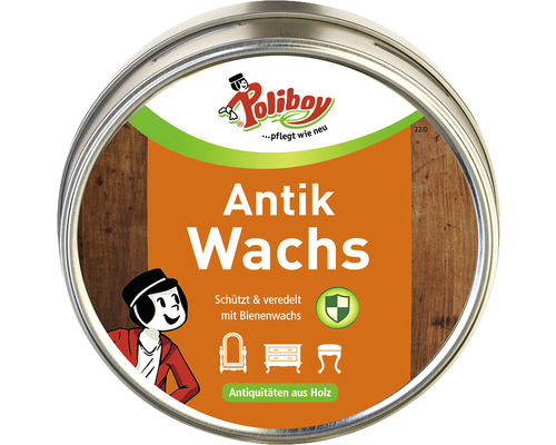 Cire rustique Poliboy pour les antiquités en bois 200 ml