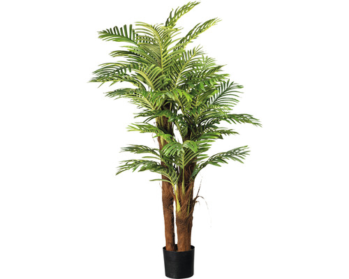 Kunstpalme Arecapalme mit Stamm H 160 cm grün