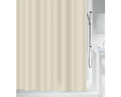 Rideau de douche MSV Romana 180x180 cm beige