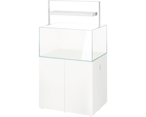 Aquarium mit Unterschrank und Beleuchtung