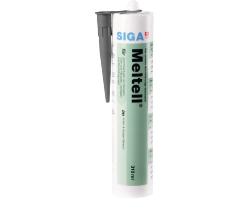 SIGA Meltell 332 Hybrid-Dichtstoff anthrazit 310 ml SIGA Meltell Dichtstoff, 310 ml, für Fenster, Türen und Fassaden