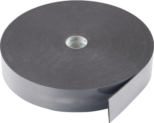 SIGA Bande d'étanchéité pour clous 70 mm x 30 m Rouleau de bande d''étanchéité SIGA pour travaux de construction