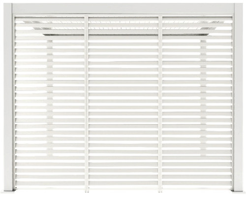 Paroi à lamelles pour l''extérieur à monter sur une pergola